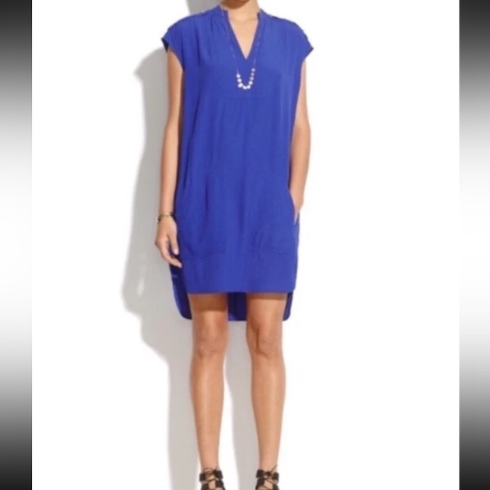Madewell Morningside Blue Shift Dress Size Small